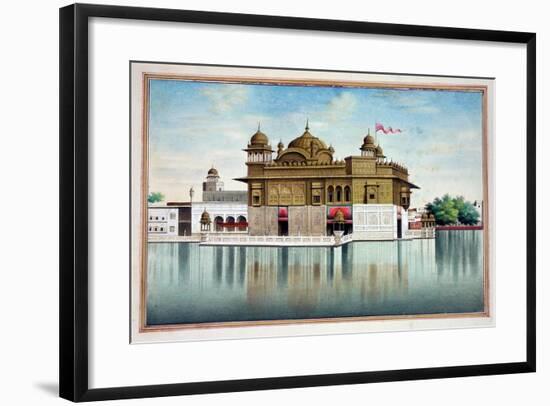 The Golden Temple at Amritsar, from 'The Kingdom of the Punjab, its Rulers and Chiefs, Volume I',…-null-Framed Giclee Print