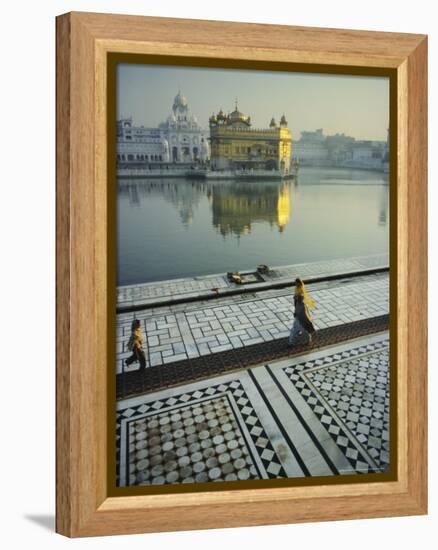 The Golden Temple, Holiest Shrine in the Sikh Religion, Amritsar, Punjab, India-John Henry Claude Wilson-Framed Premier Image Canvas