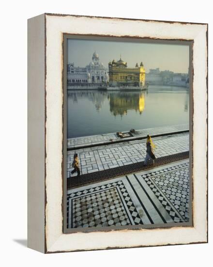 The Golden Temple, Holiest Shrine in the Sikh Religion, Amritsar, Punjab, India-John Henry Claude Wilson-Framed Premier Image Canvas