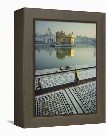 The Golden Temple, Holiest Shrine in the Sikh Religion, Amritsar, Punjab, India-John Henry Claude Wilson-Framed Premier Image Canvas