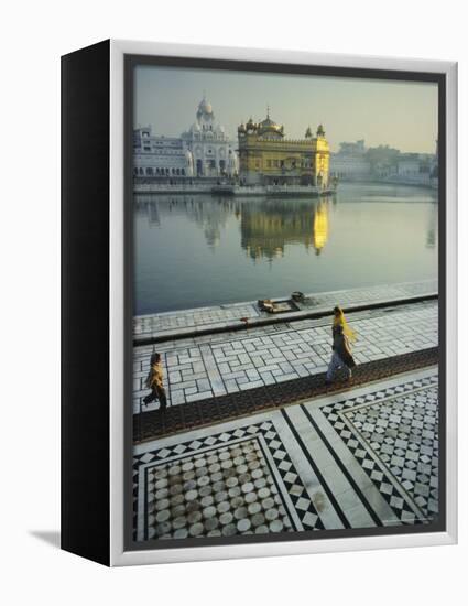 The Golden Temple, Holiest Shrine in the Sikh Religion, Amritsar, Punjab, India-John Henry Claude Wilson-Framed Premier Image Canvas