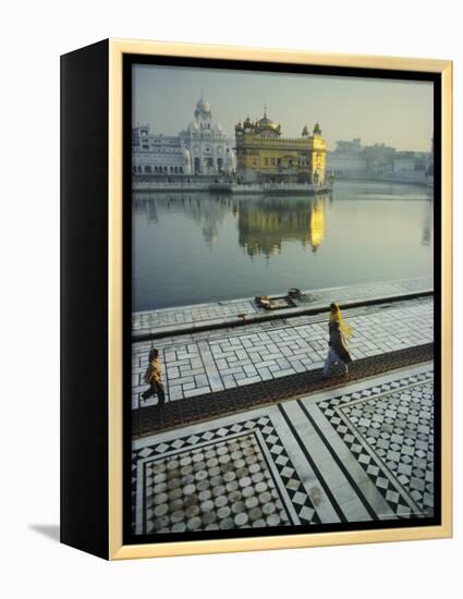 The Golden Temple, Holiest Shrine in the Sikh Religion, Amritsar, Punjab, India-John Henry Claude Wilson-Framed Premier Image Canvas