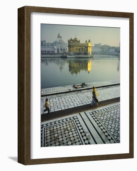 The Golden Temple, Holiest Shrine in the Sikh Religion, Amritsar, Punjab, India-John Henry Claude Wilson-Framed Photographic Print