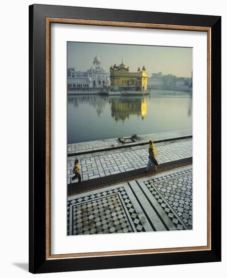 The Golden Temple, Holiest Shrine in the Sikh Religion, Amritsar, Punjab, India-John Henry Claude Wilson-Framed Photographic Print