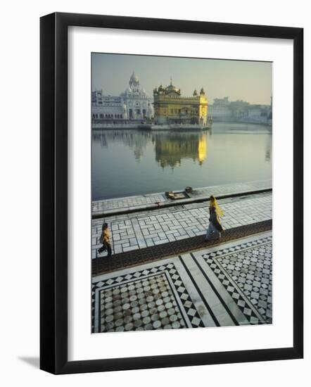 The Golden Temple, Holiest Shrine in the Sikh Religion, Amritsar, Punjab, India-John Henry Claude Wilson-Framed Photographic Print