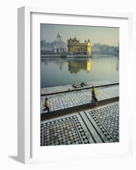 The Golden Temple, Holiest Shrine in the Sikh Religion, Amritsar, Punjab, India-John Henry Claude Wilson-Framed Photographic Print