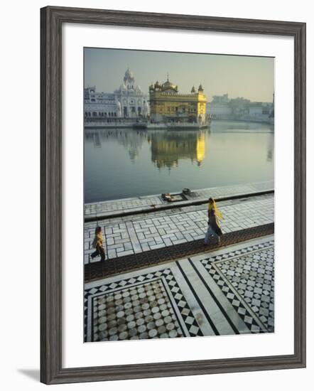 The Golden Temple, Holiest Shrine in the Sikh Religion, Amritsar, Punjab, India-John Henry Claude Wilson-Framed Photographic Print