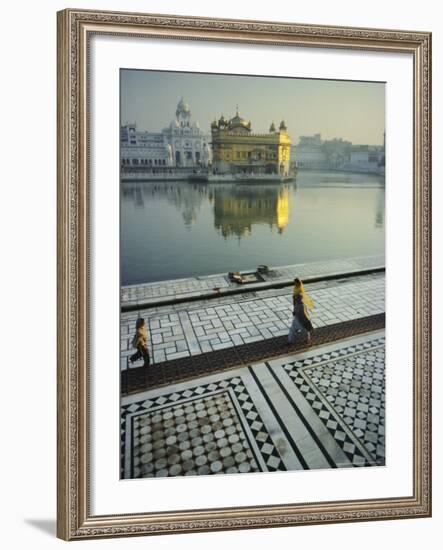 The Golden Temple, Holiest Shrine in the Sikh Religion, Amritsar, Punjab, India-John Henry Claude Wilson-Framed Photographic Print