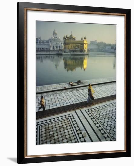 The Golden Temple, Holiest Shrine in the Sikh Religion, Amritsar, Punjab, India-John Henry Claude Wilson-Framed Photographic Print