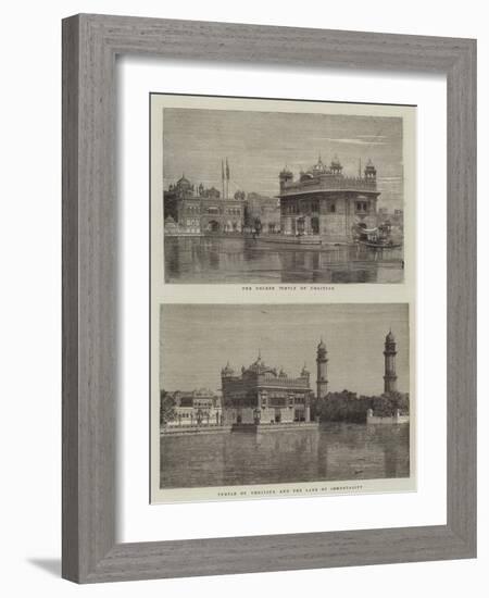 The Golden Temple of Umritsur-null-Framed Giclee Print