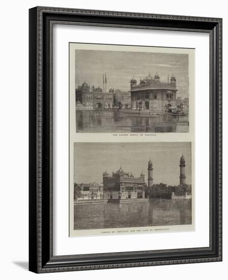 The Golden Temple of Umritsur-null-Framed Giclee Print