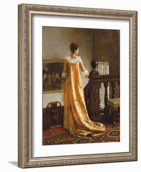 The Golden Train, 1891-Edmund Blair Leighton-Framed Giclee Print