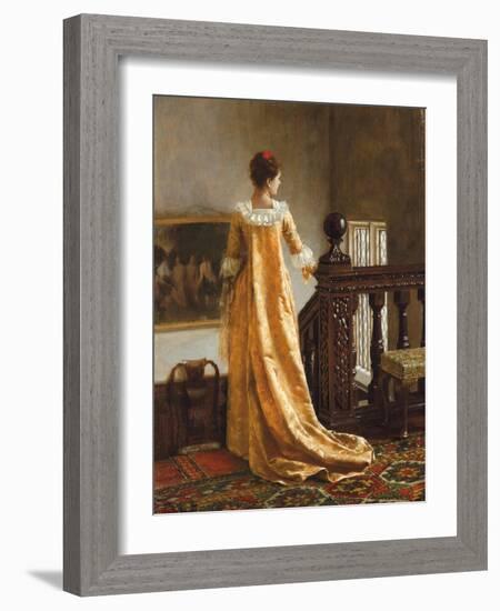 The Golden Train, 1891-Edmund Blair Leighton-Framed Giclee Print