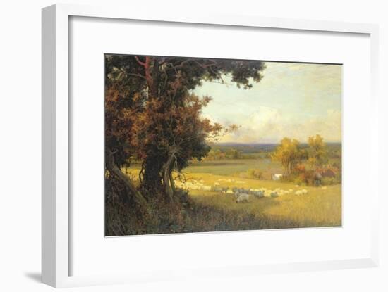 The Golden Valley-Sir Alfred East-Framed Premium Giclee Print