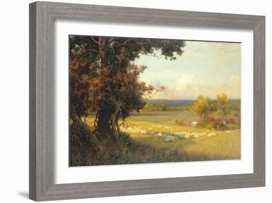 The Golden Valley-Sir Alfred East-Framed Giclee Print