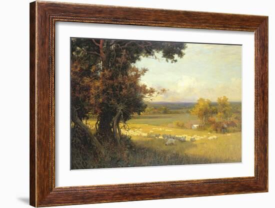 The Golden Valley-Sir Alfred East-Framed Giclee Print