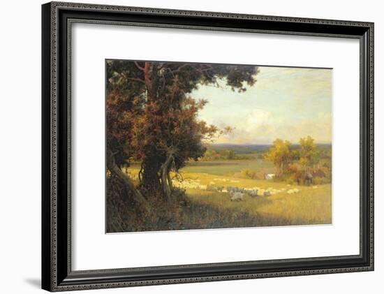 The Golden Valley-Sir Alfred East-Framed Giclee Print