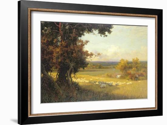 The Golden Valley-Sir Alfred East-Framed Giclee Print