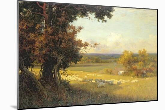 The Golden Valley-Sir Alfred East-Mounted Giclee Print