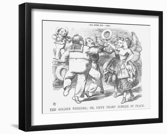 The Golden Wedding; Or, Fifty Years' Jubilee of Peace, 1865-John Tenniel-Framed Giclee Print