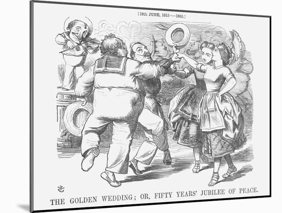 The Golden Wedding; Or, Fifty Years' Jubilee of Peace, 1865-John Tenniel-Mounted Giclee Print