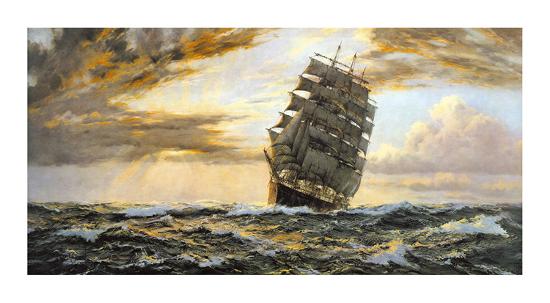 The Golden West The Pamir Premium Giclee Print Montague