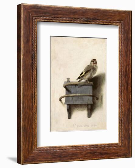 The Goldfinch, 1654-Carel Fabritius-Framed Art Print