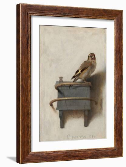 The Goldfinch, 1654-Carel Fabritius-Framed Premium Giclee Print