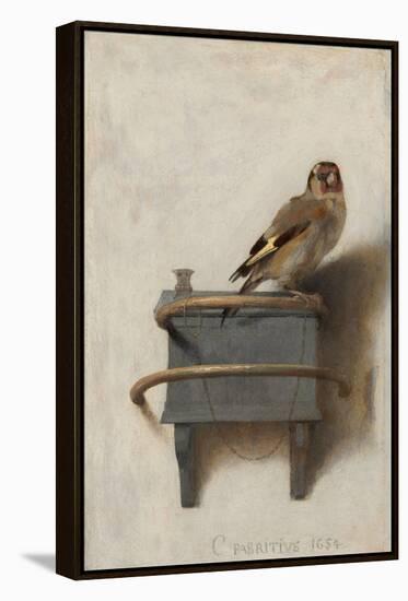 The Goldfinch, 1654-Carel Fabritius-Framed Premier Image Canvas