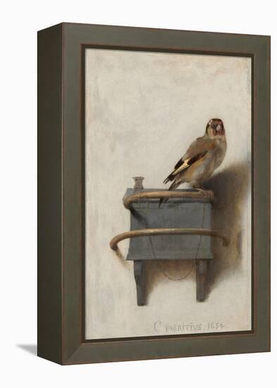 The Goldfinch, 1654-Carel Fabritius-Framed Premier Image Canvas