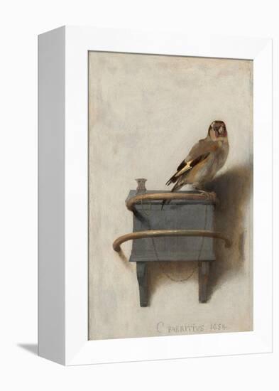 The Goldfinch, 1654-Carel Fabritius-Framed Premier Image Canvas