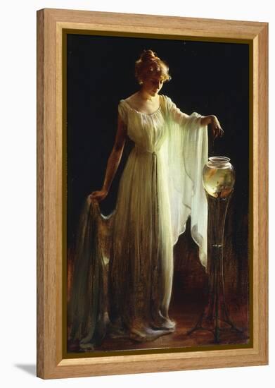 The Goldfish, 1911-Charles Courtney Curran-Framed Premier Image Canvas