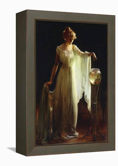 The Goldfish, 1911-Charles Courtney Curran-Framed Premier Image Canvas