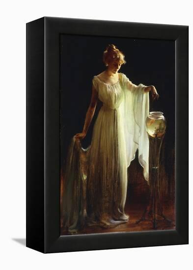 The Goldfish, 1911-Charles Courtney Curran-Framed Premier Image Canvas