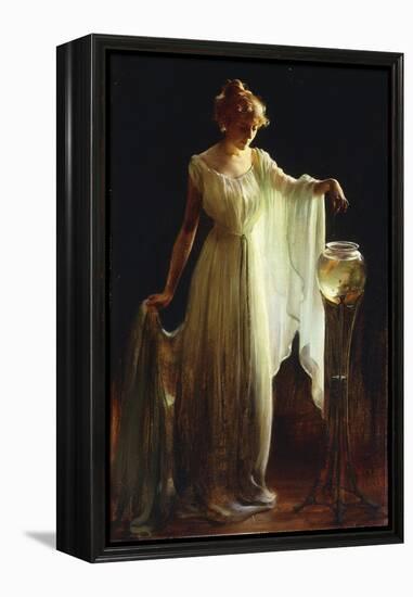 The Goldfish, 1911-Charles Courtney Curran-Framed Premier Image Canvas