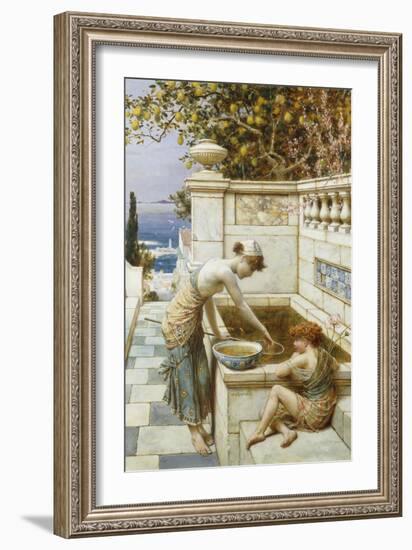 The Goldfish Pond-William Stephen Coleman-Framed Giclee Print