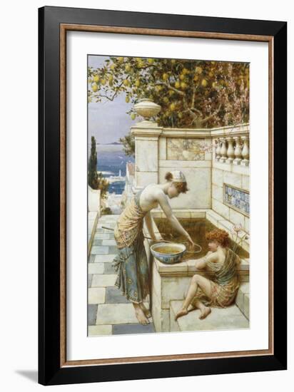 The Goldfish Pond-William Stephen Coleman-Framed Giclee Print