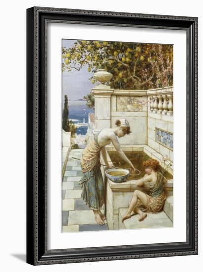 The Goldfish Pond-William Stephen Coleman-Framed Giclee Print