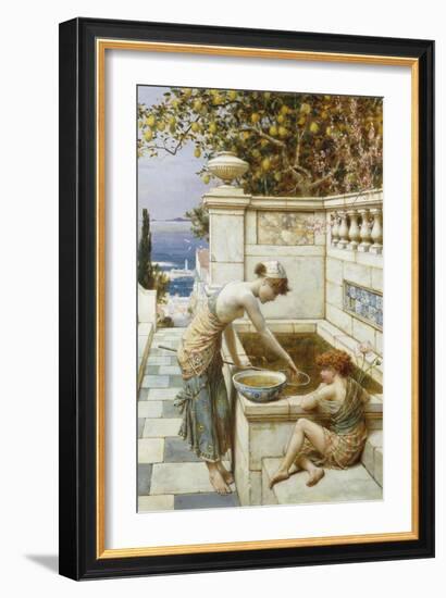 The Goldfish Pond-William Stephen Coleman-Framed Giclee Print