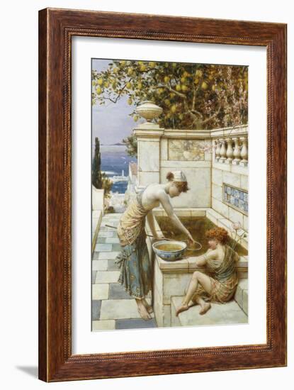 The Goldfish Pond-William Stephen Coleman-Framed Giclee Print