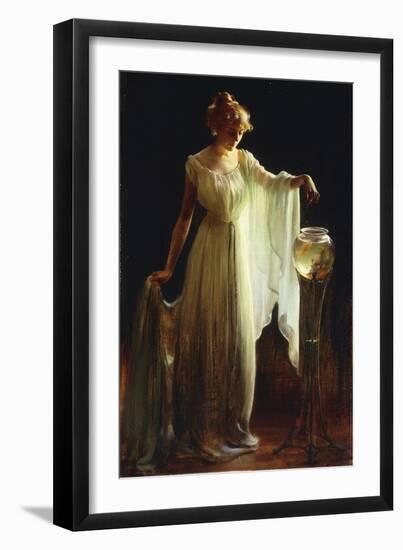 The Goldfish-Charles Courtney Curran-Framed Giclee Print