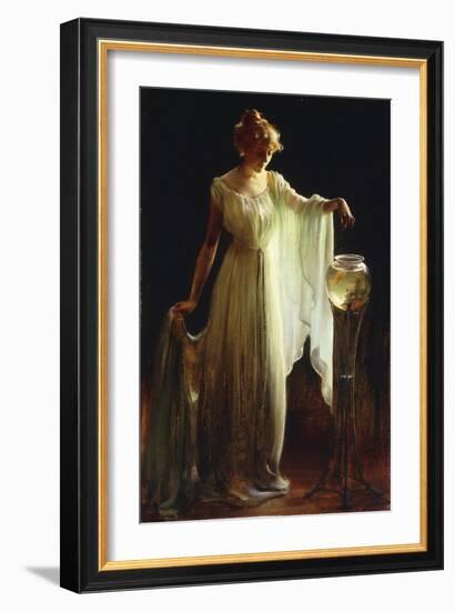 The Goldfish-Charles Courtney Curran-Framed Giclee Print