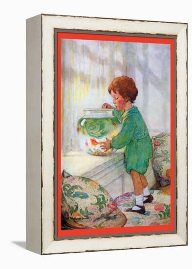 The Goldfish-Jessie Willcox-Smith-Framed Stretched Canvas