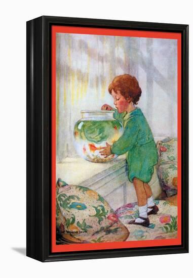 The Goldfish-Jessie Willcox-Smith-Framed Stretched Canvas