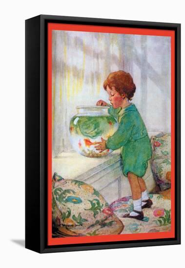 The Goldfish-Jessie Willcox-Smith-Framed Stretched Canvas