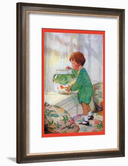 The Goldfish-Jessie Willcox-Smith-Framed Art Print