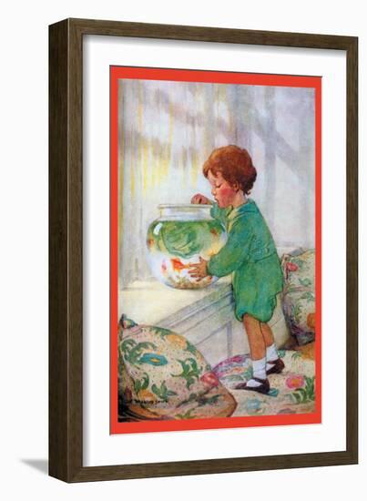 The Goldfish-Jessie Willcox-Smith-Framed Art Print