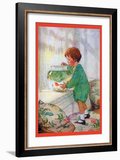 The Goldfish-Jessie Willcox-Smith-Framed Art Print