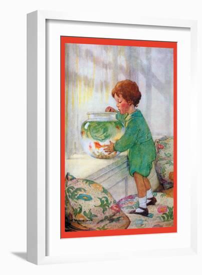 The Goldfish-Jessie Willcox-Smith-Framed Art Print