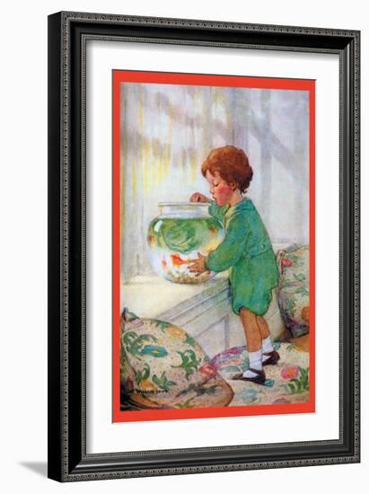 The Goldfish-Jessie Willcox-Smith-Framed Art Print